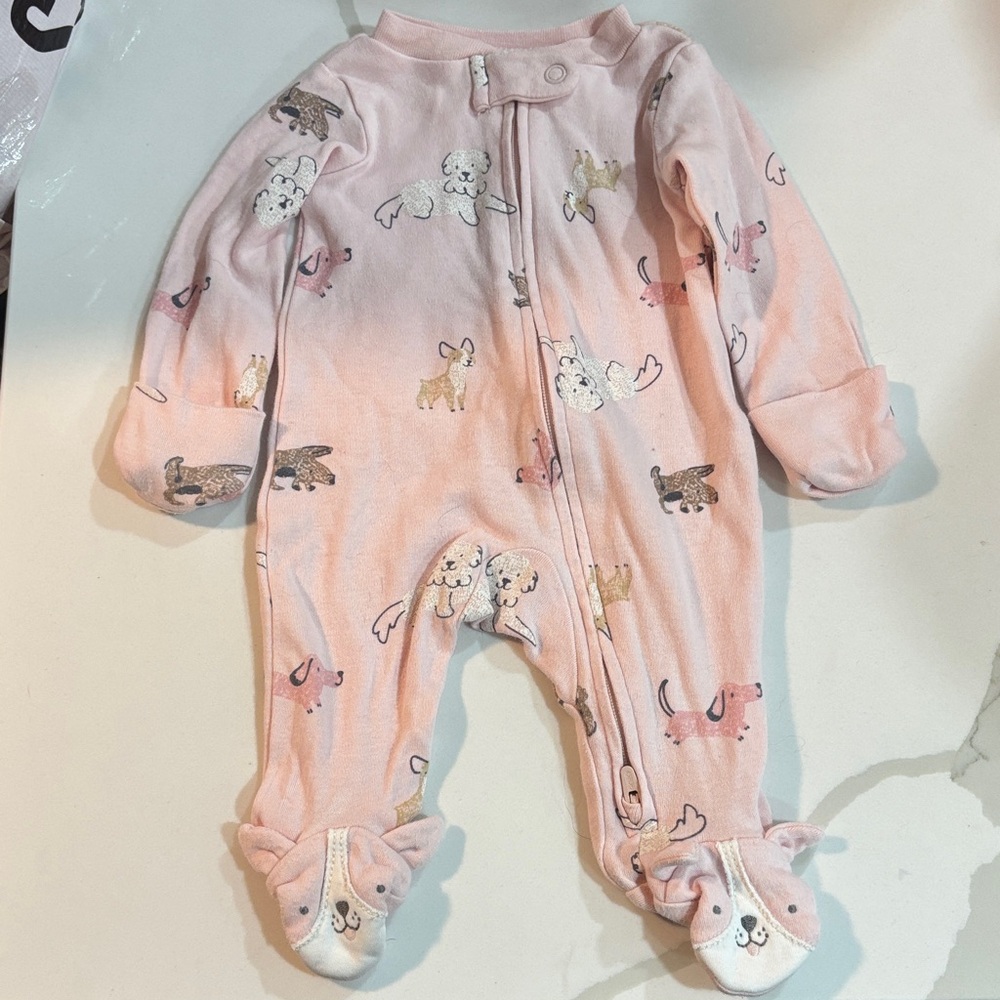 Carter's Pink  Footies